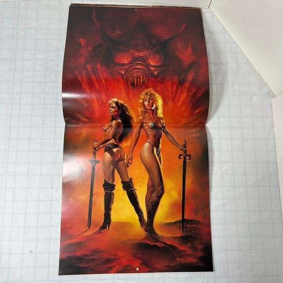 1993 Boris Vallejo Mythology Calendar - Unused same dates again in 2027 /38 - Picture 10 of 16